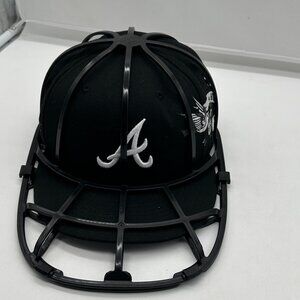 EUC New Era 9Fifty Atlanta Ball Cap Hat One Size Fits Most Black